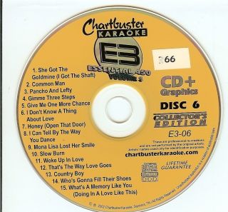 366 Karaoke CDG Chartbuster 80s Country Hits
