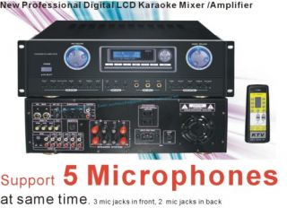 New Professional Digital Karaoke Mixer Amplifier