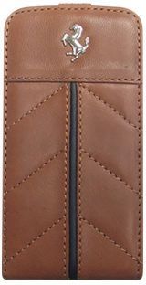  California Series Flip Case Cover Iphone 4 4S Genuine Leather kamel