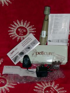 EUC Like NEW Peticure Elite Kit w FREE pack of filing bands DOGS CATS