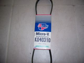 Gates K040310 Micro V Serpentine Belt