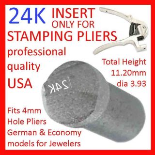 24K Plier Insert Stamp Jewelry Ring Karat Marking German Vigor