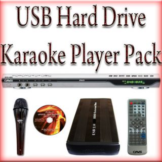 Karaoke Player Cavs 105 G USB Mic Music Songs Free Digital Hard Drive