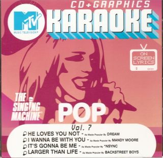 MTV Karaoke Vol 7 Karaoke CD G Singing Machine