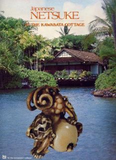 Japanese Netsuke at The Kawabata Cottage for The Connoisseur Collector