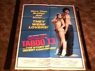 Taboo 2 Orig Movie Poster Kay Parker