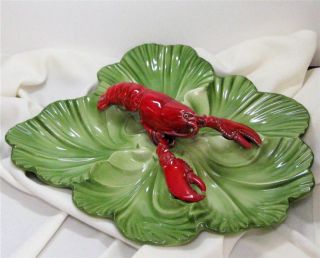 Brad Keeler Lobster Large Serving Dish Tray