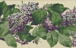 Sterling Floral Print Wallpaper Border