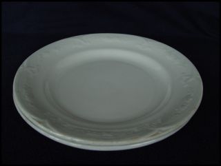 1863 White Ironstone China 2 Plate Davenport