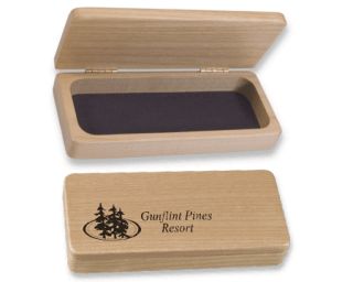 Personalized Maple Wood Jewery Keepsake Box Engraved
