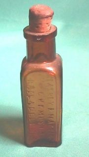 Pharmaceutical Medical Chemical Amber Bottle Keasbey Mattison Chemists