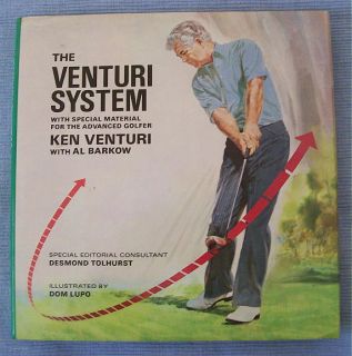 Ken Venturi Signed Book The Venturi System