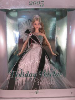 RARE Bob Mackie  Exclusive Green Holiday Barbie Doll