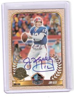 2002 Topps Heritage Jim Kelly Hall of Fame Autograph Auto BV $300