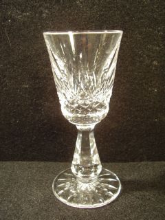 WATERFORD Crystal KENMARE 4 Liqueur CORDIAL Glass STEM Made In Ireland