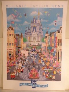Melanie Taylor Kent Walt Disney World Lithograph Poster Print