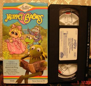 Babies Video Storybook V 1 FREE 1st Class SHIP w trac VHS Gonzo Kermit