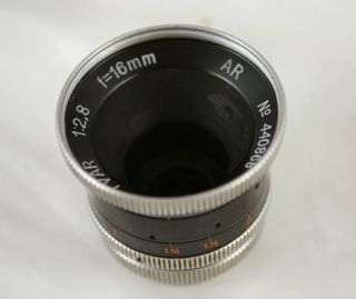 Kern Paillard Yvar 16mm F 2 8 C Mount Lens