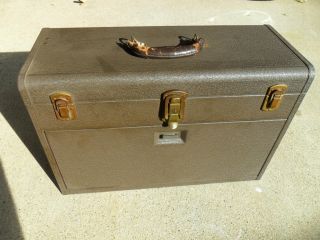 Vintage Kennedy Metal Tool Box Chest Toolbox and Tools Shown Included
