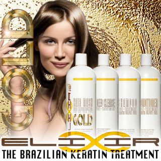 Grow Stronger Hair Full Keratin Blow Out Treatment Elixir Gold 1L