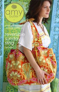 Sewing Pattern Amy Butler Reversible Sunday Sling Purse Pattern Sewing