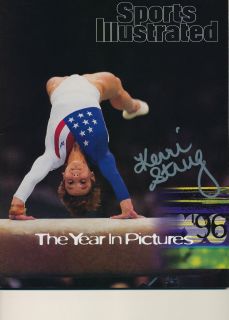 Kerri Strug Autographed Sports Illustrated Olympic Gymnastics w COA