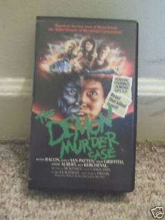 Demon Murder Case Kevin Bacon Andy Griffith 1983 VHS