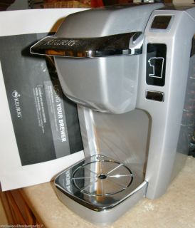 Keurig B31 Mini Plus Coffee Maker Platinum Floor Model No Box