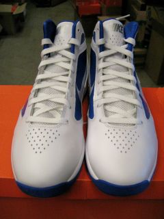 Nike Air Max Destiny TB Basketball Shoes Mens White Blue 454140 103