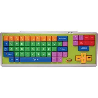 Crayola USB EZ Type Computer Keyboard for Kids 0021331110718