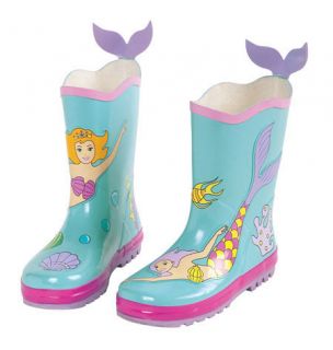 New Kidorable Childrens Mermaid Rain Boots
