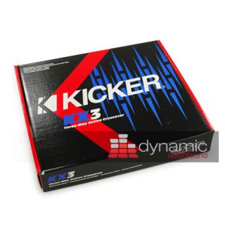 Kicker 03 KX3 Car Stereo 3 Way Electronic Audio Crossover KX3 New