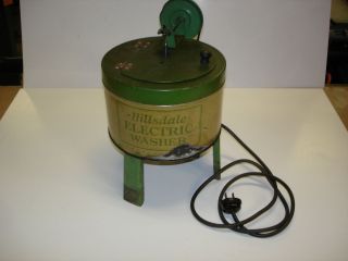 Vintage Hillsdale Electric Washer Mini Kids Toy Washing Machine