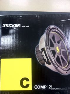 Kicker Comp 12 Subwoofer C 12 Single Voice Coil 10C124 013034008959