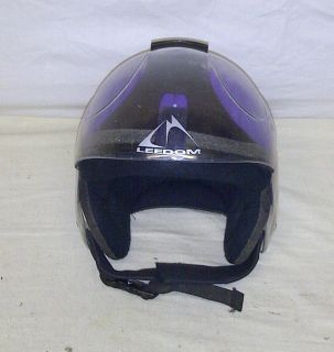 LEEDOM Kids Brain Bucket Youth Junior Purple Ski Snowboard Helmet