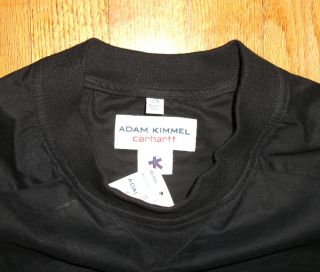 Adam Kimmel x Carhartt Black Lightweight Sweatshirt Sz XS