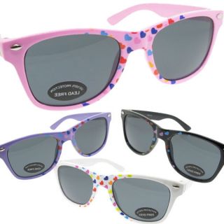 Little Girls Childrens Wayfarer Sunglasses for Kids Super Cute