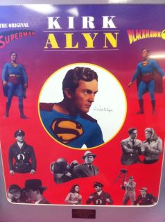 Signed Kirk Alyn Superman Blackhawk Color Print 79 500 COA