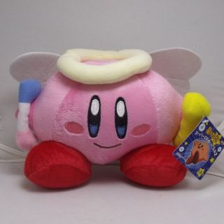 New Nintendo Angel Kirby 13cm Plush Doll Figure