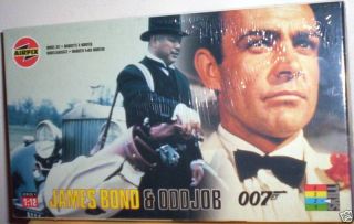 RARE 007 James Bond Odd Job Model Kit Airfix 1 12