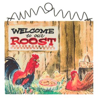 Chicken Sign Chick Rooster Egg Country Kitchen Welcome