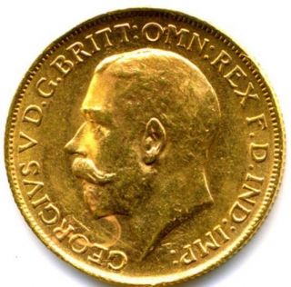 1918 King George V Full Gold Sovereign Lustre
