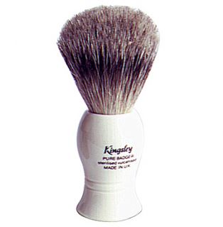 Kingsley Pure Badger Bristle Shave Brush Free Stand