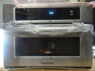 KitchenAid KBHS109S 30 1 4 CU ft Microwave Convection Oven Stainless