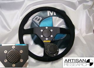Sparco Momo Steering Wheel Carbon Fiber Horn Block Off Plate