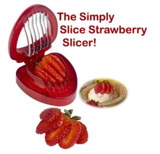 Strawberry Slicer Simply Slice Kitchen Tools Gadgets