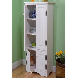 Extra Tall White or Honey Pine Cabinet New Kitchen Pantry