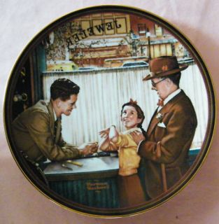 Knowles Collectible Plate – Rockwell A Time to Keep