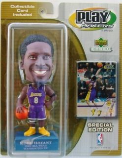 Kobe Bryant All Star Upper Deck NBA Basketball Bobble Head Jersey Card