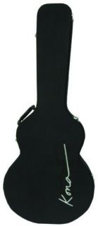 Kona L5 Jumbo Acoustic Guitar Hard Case Black Tolex New